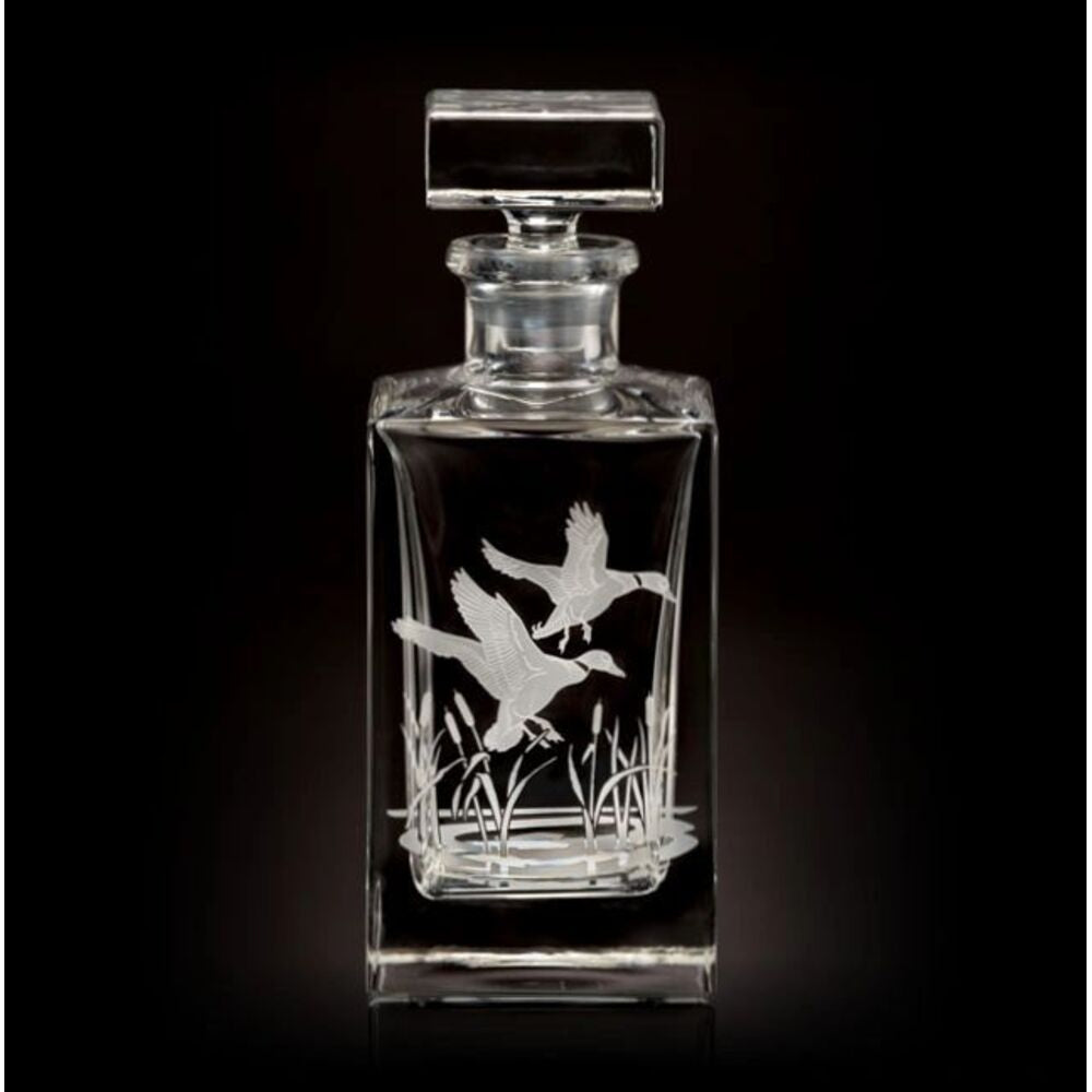Classic Decanter American Ducks by Julie Wear