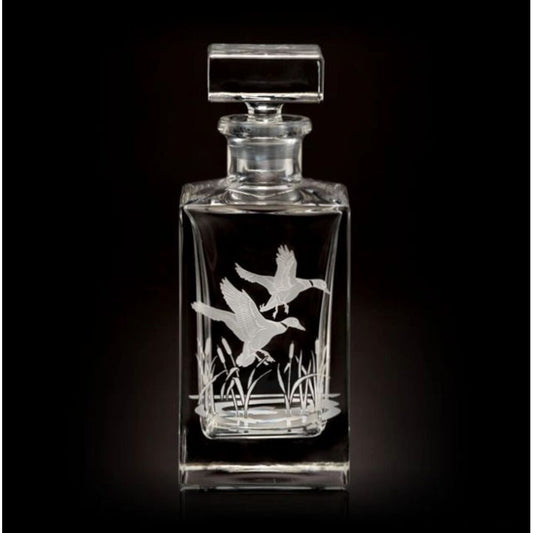 Classic Decanter American Ducks by Julie Wear