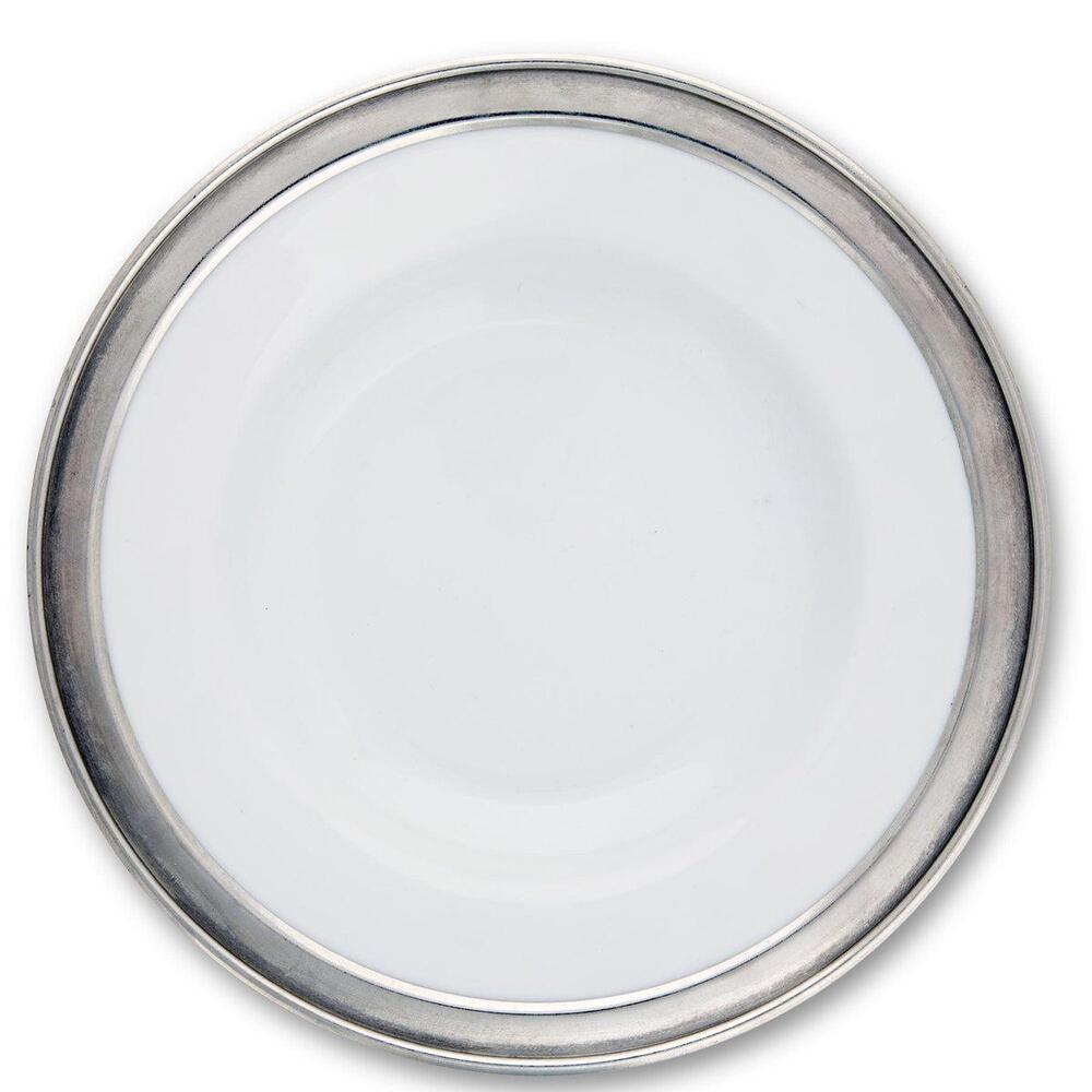 Classic Pewter Rim Dinner Plate by Vagabond House