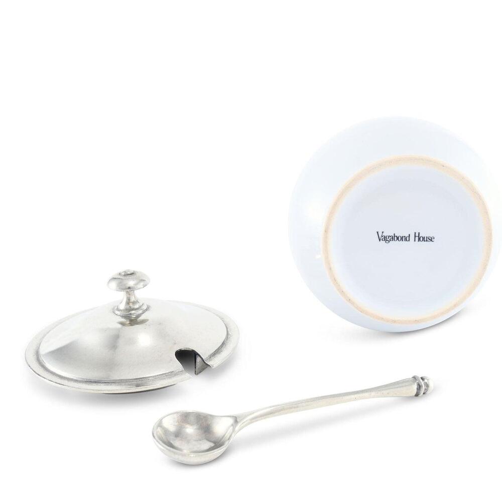 Classic Sugar Bowl and Spoon by Vagabond House 3