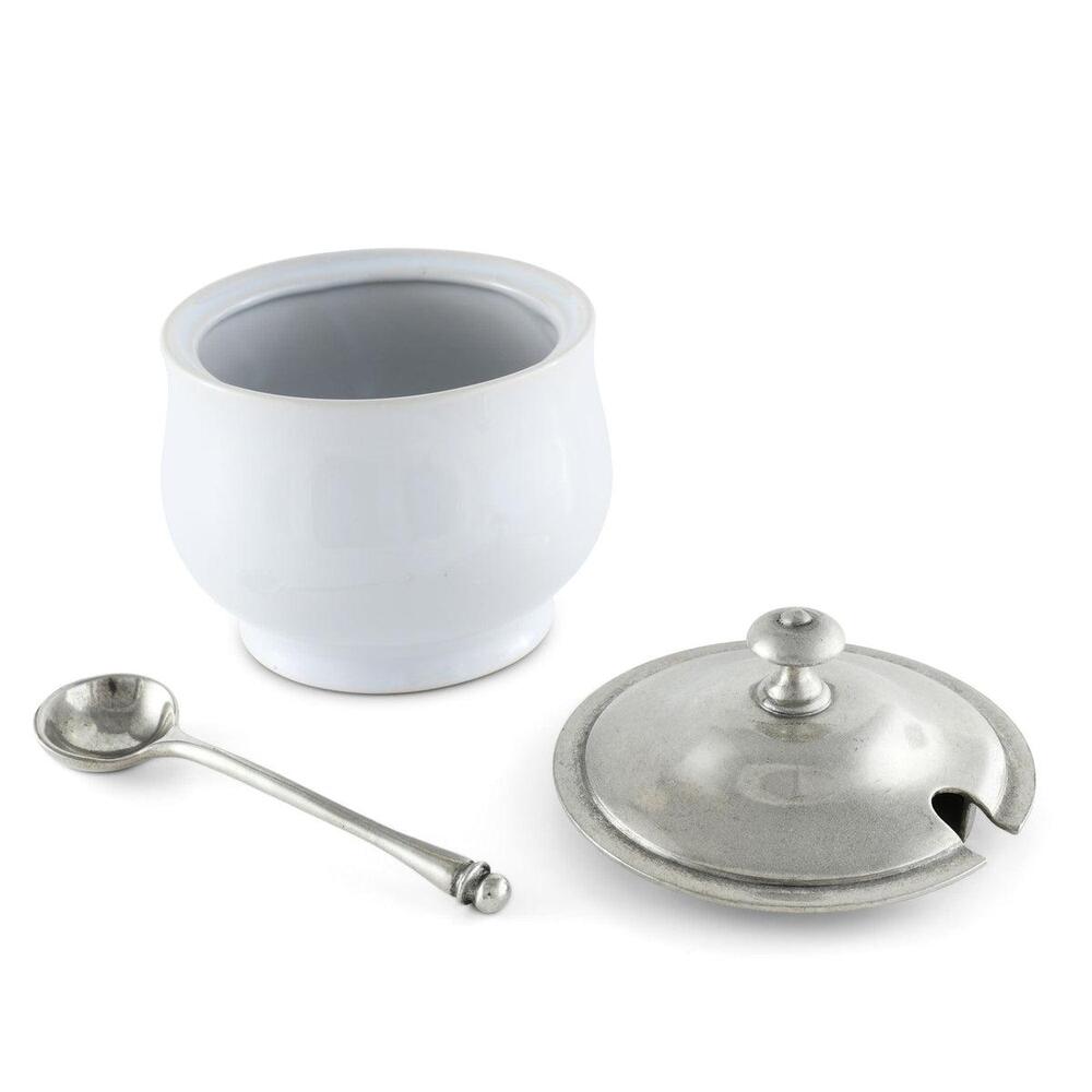Classic Sugar Bowl and Spoon by Vagabond House 4