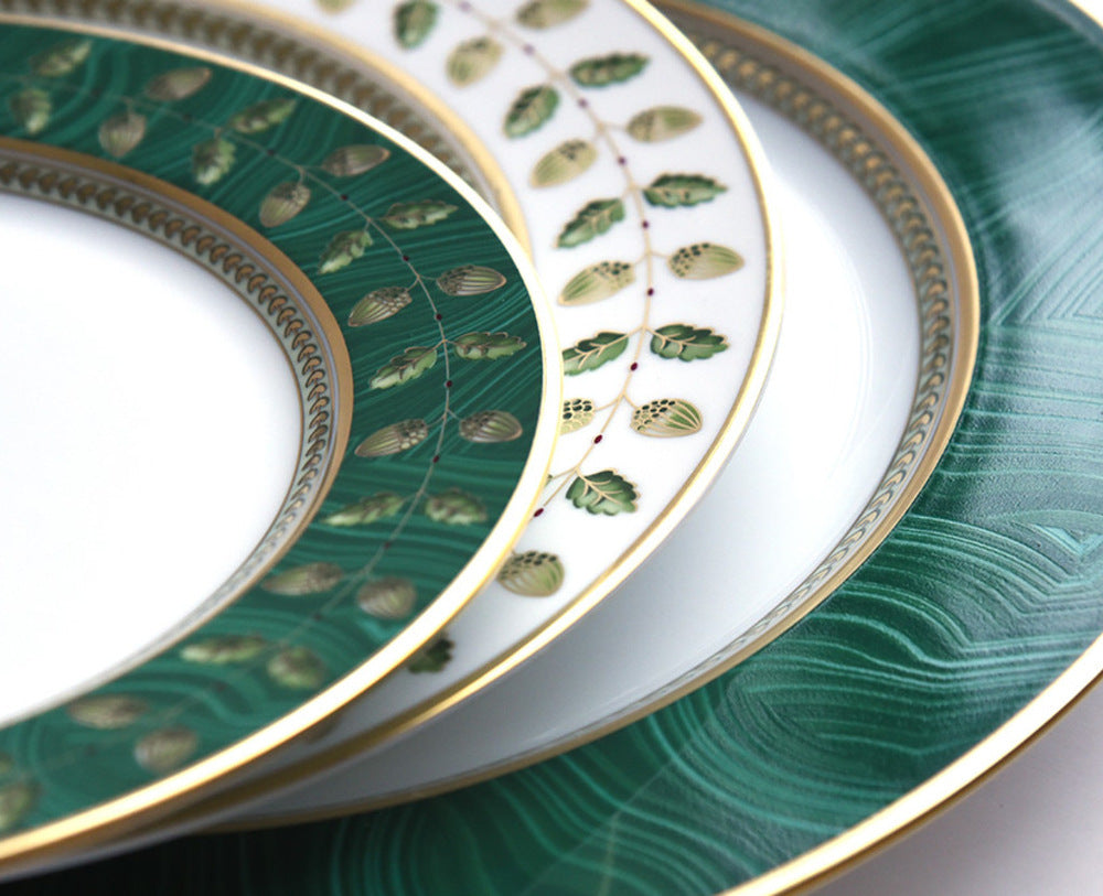Constance Malachite Salad Plate 8.5" by Bernardaud 5