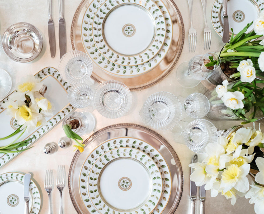 Constance Malachite Salad Plate 8.5" by Bernardaud 6