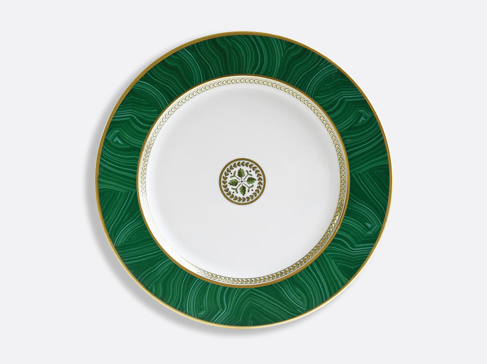 Constance Malachite Service Plate 11.5" by Bernardaud