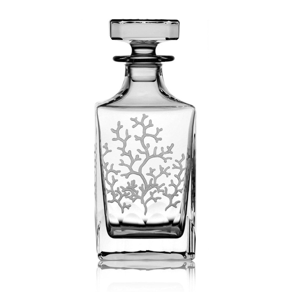 Coral Clear Whiskey Decanter 0,75 Liter by Varga Crystal