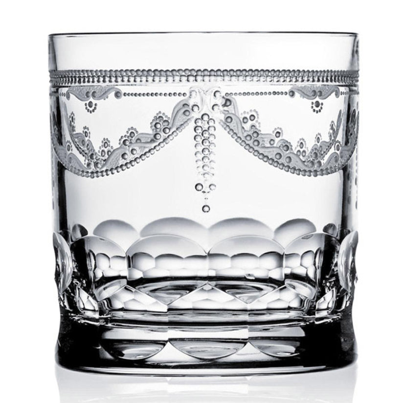 Countess Clear Double Old Fashioned Glass by Varga Crystal