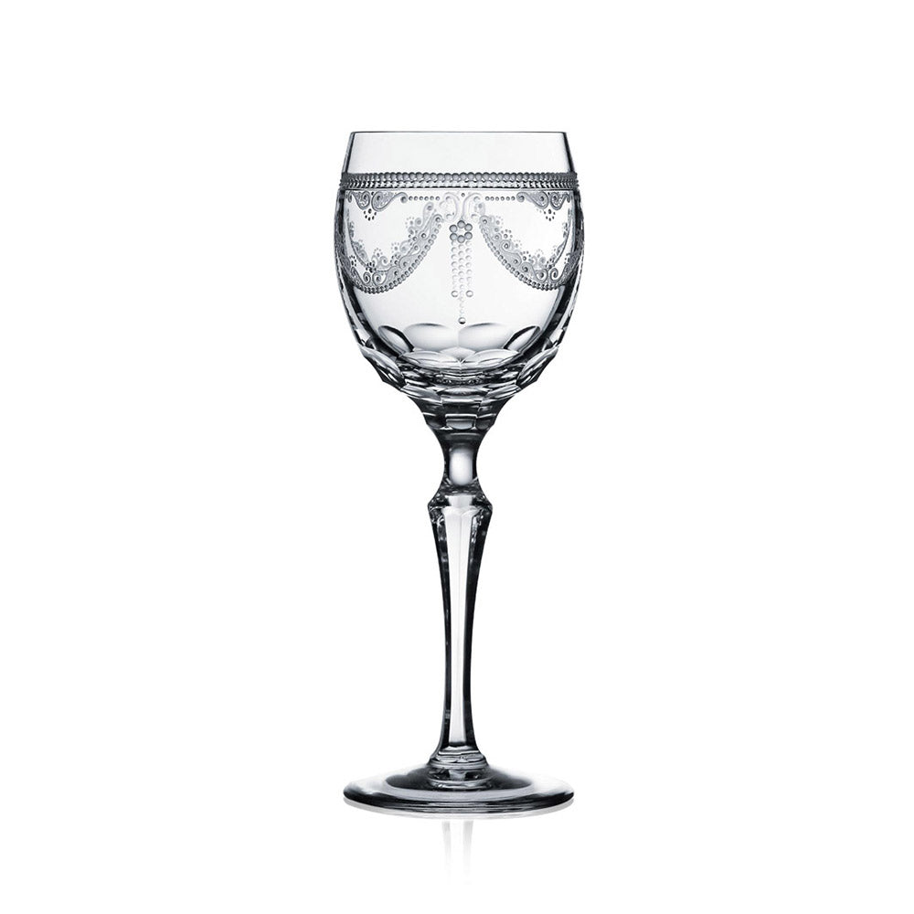 Countess Clear White Wine Glass by Varga Crystal