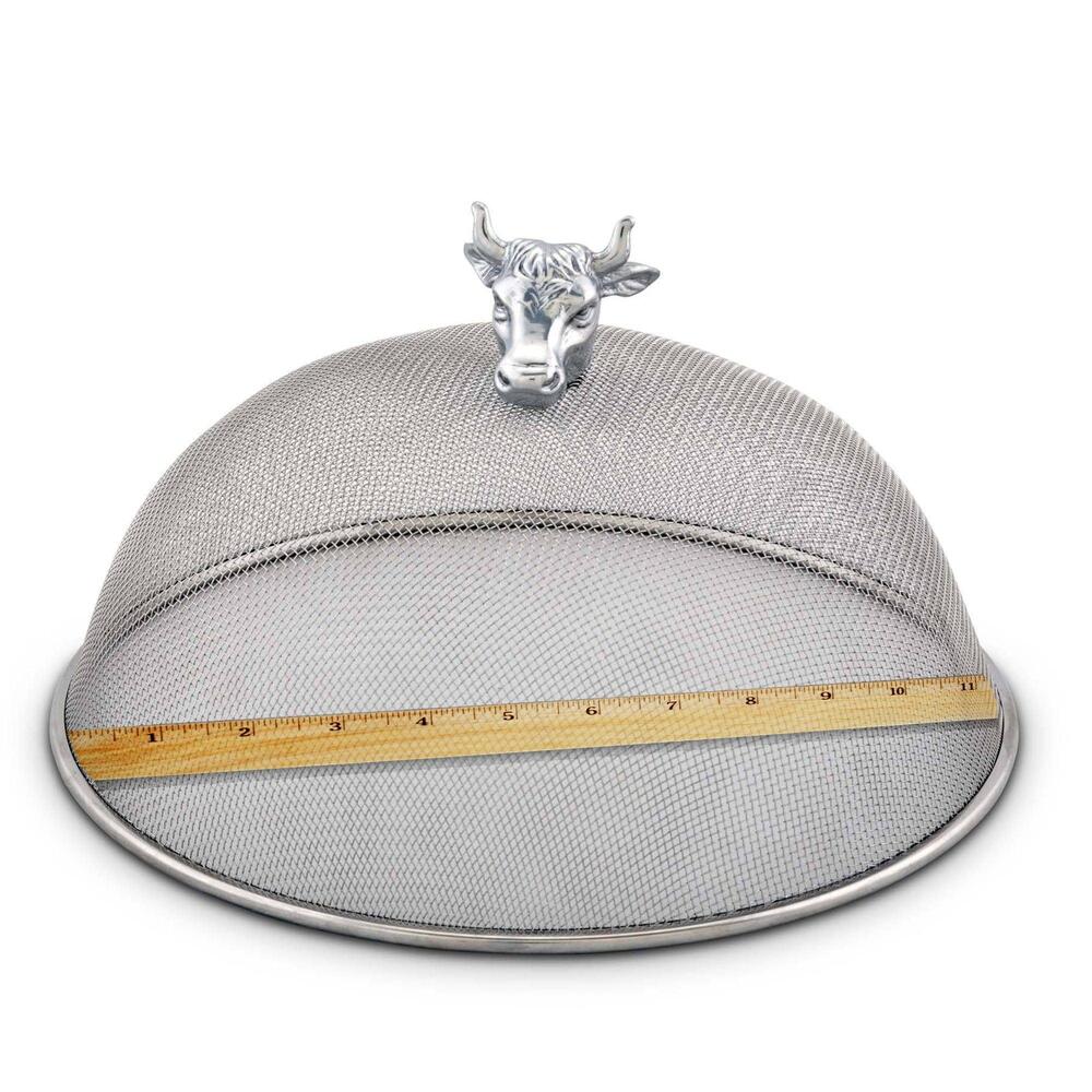 Cow Head Stainless Mesh Picnic Cover by Arthur Court Designs 3