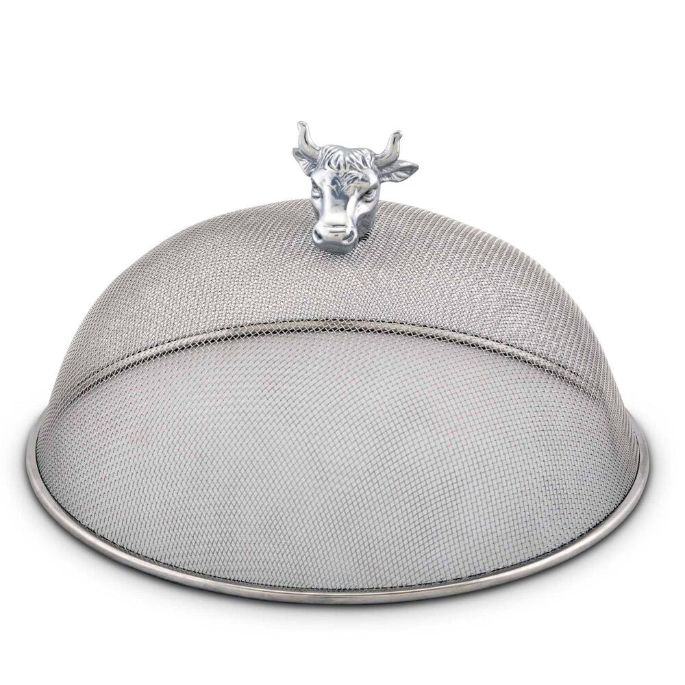 Cow Head Stainless Mesh Picnic Cover by Arthur Court Designs