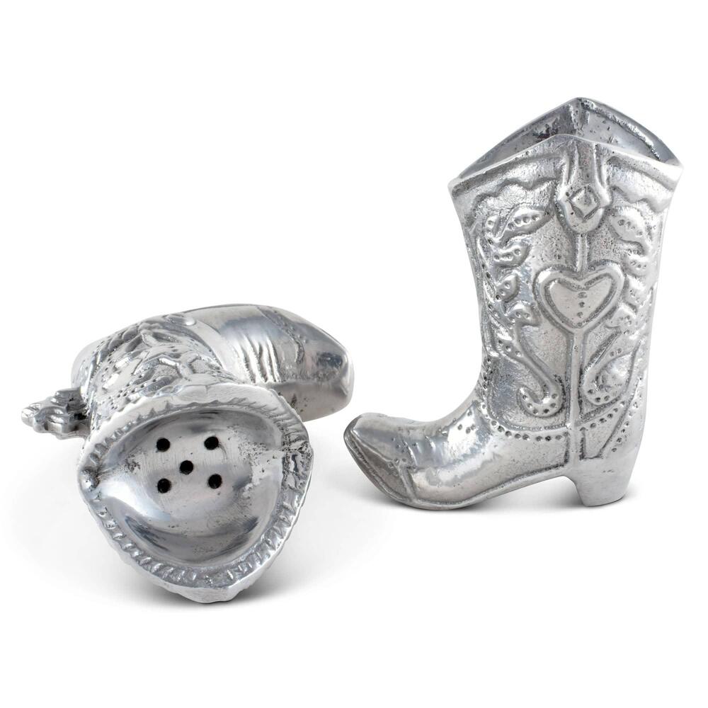 Cowboy Boot Salt & Pepper Set by Arthur Court Designs 1