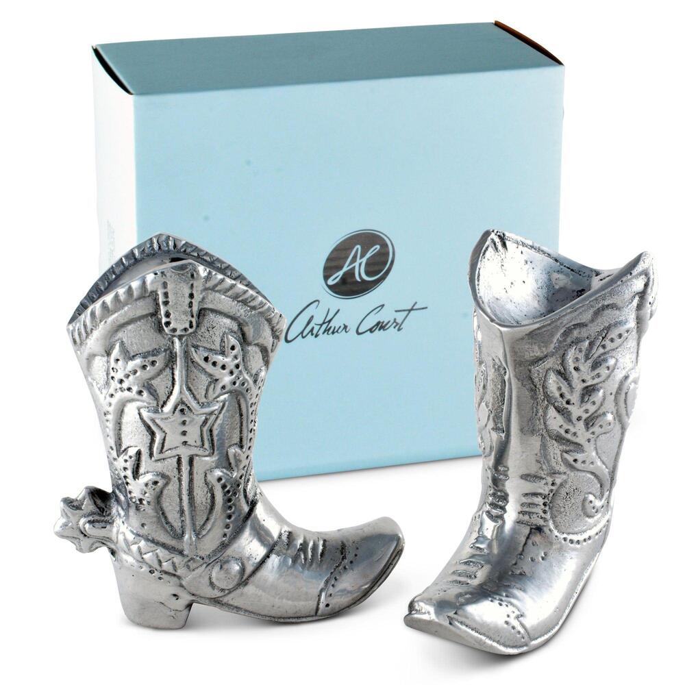 Cowboy Boot Salt & Pepper Set by Arthur Court Designs 5