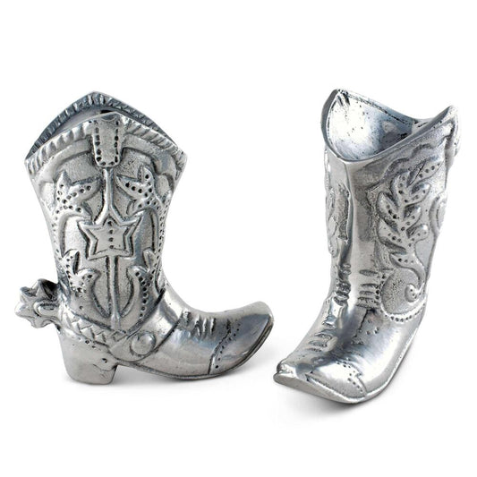 Cowboy Boot Salt & Pepper Set by Arthur Court Designs