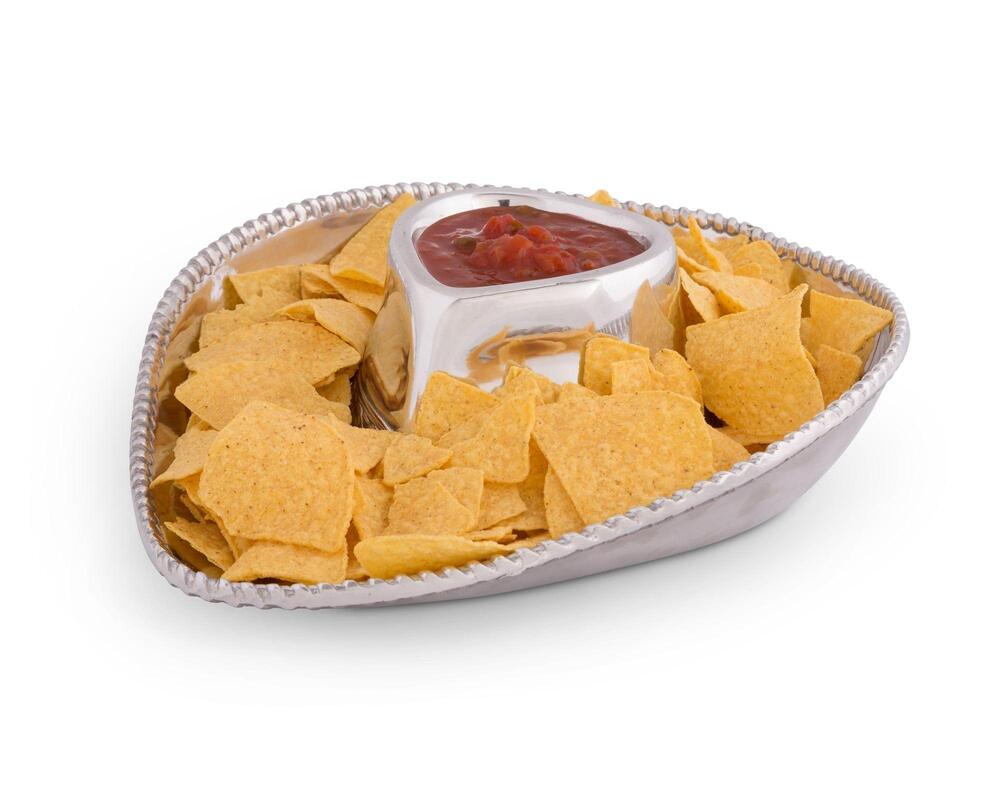 Cowboy Chip and Dip Tray by Arthur Court Designs 3