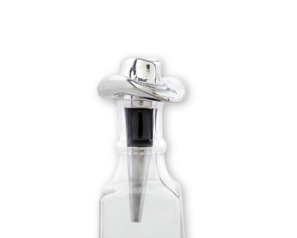 Cowboy Hat Bottle Stopper by Arthur Court Designs 1