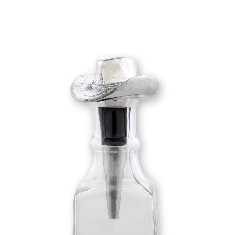 Cowboy Hat Bottle Stopper by Arthur Court Designs