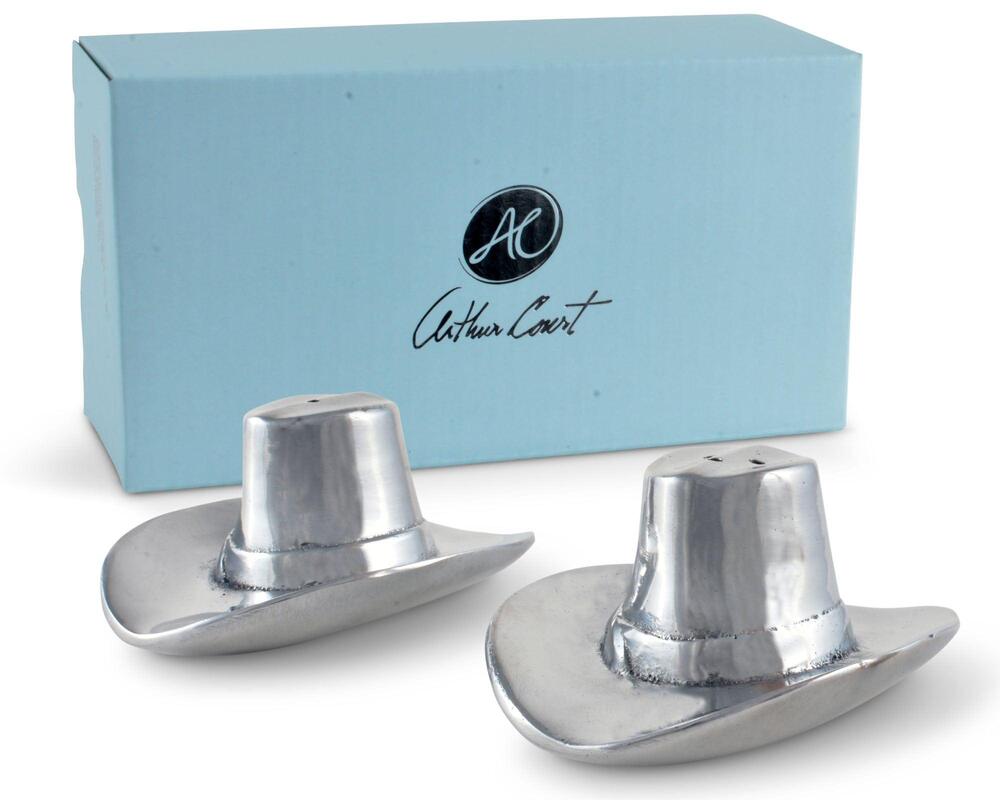 Cowboy Hat Salt & Pepper Set by Arthur Court Designs 4