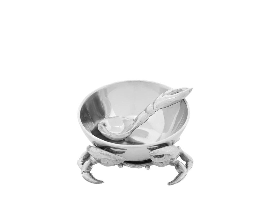 Crab 3-Piece Condiment Set by Arthur Court Designs 1