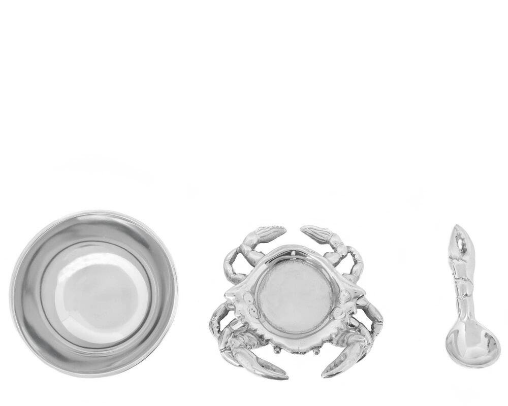 Crab 3-Piece Condiment Set by Arthur Court Designs 2