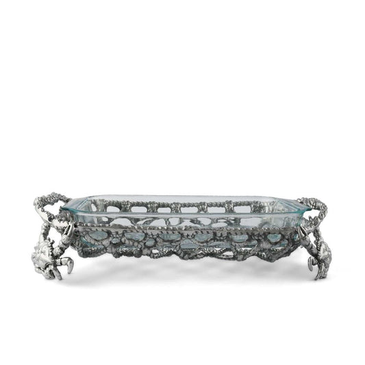 Crab and Net Casserole 3 Quart Holder by Arthur Court Designs