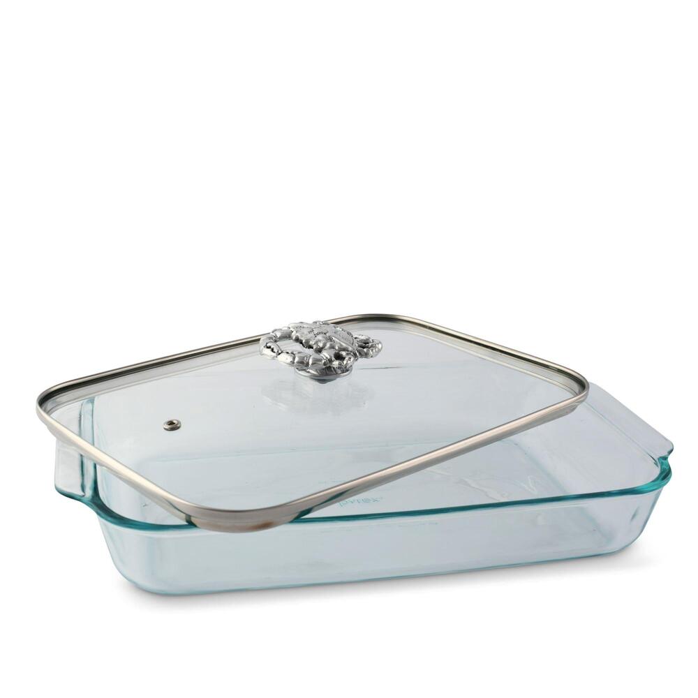 Crab Lid with Pyrex 3 Quart Baking Dish by Arthur Court Designs 1