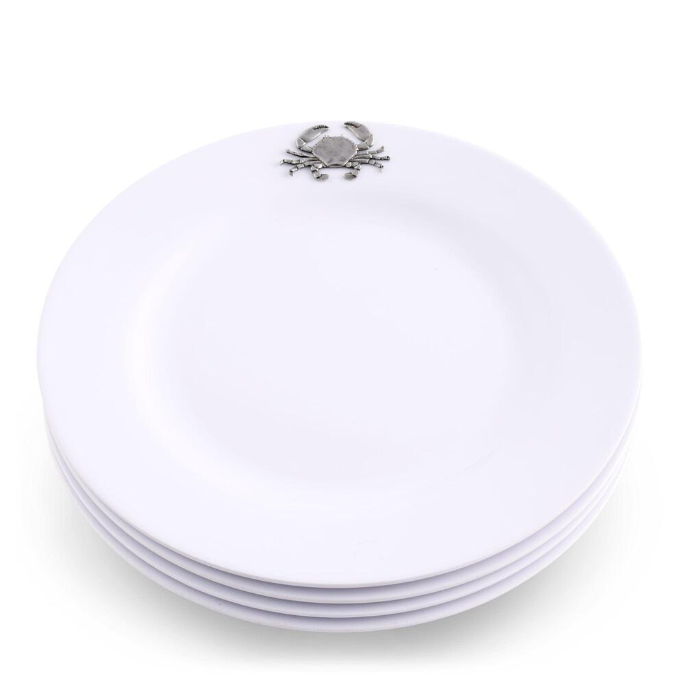 Crab Melamine Lunch Plates - Set of 4 by Arthur Court Designs 3