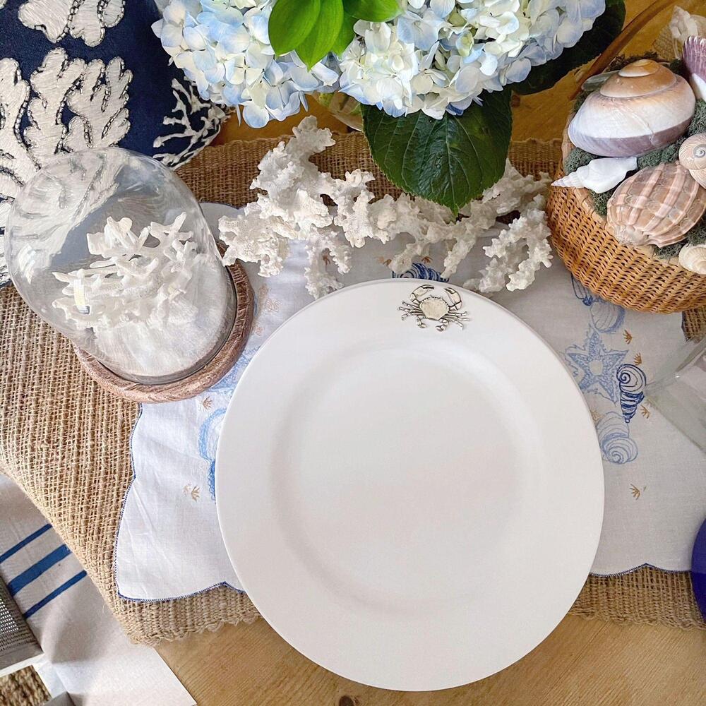 Crab Melamine Lunch Plates - Set of 4 by Arthur Court Designs 5