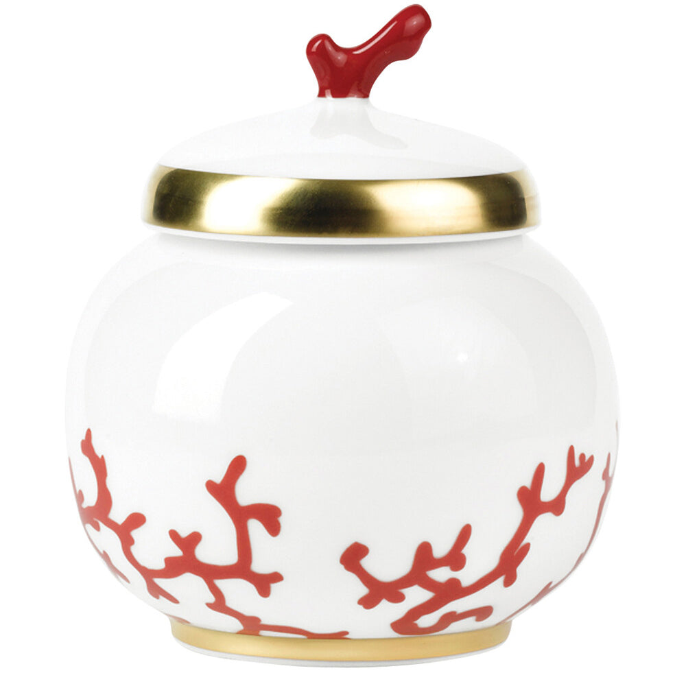 Cristobal Coral Sugar Bowl by Raynaud