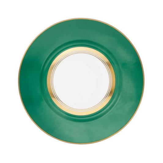 Cristobal Emerald 10.75" Dia Dinner Plate by Raynaud