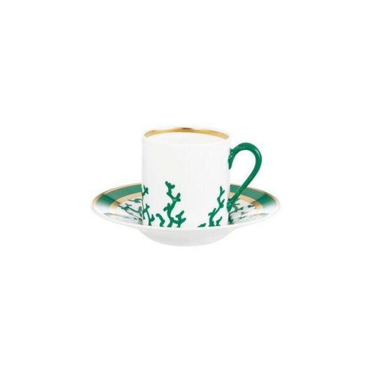 Cristobal Emerald Coffee Cup by Raynaud 1