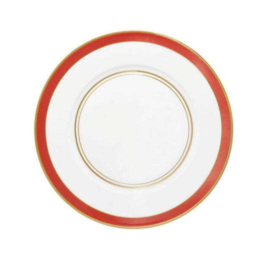 Cristobal Red Dinner Plate by Raynaud