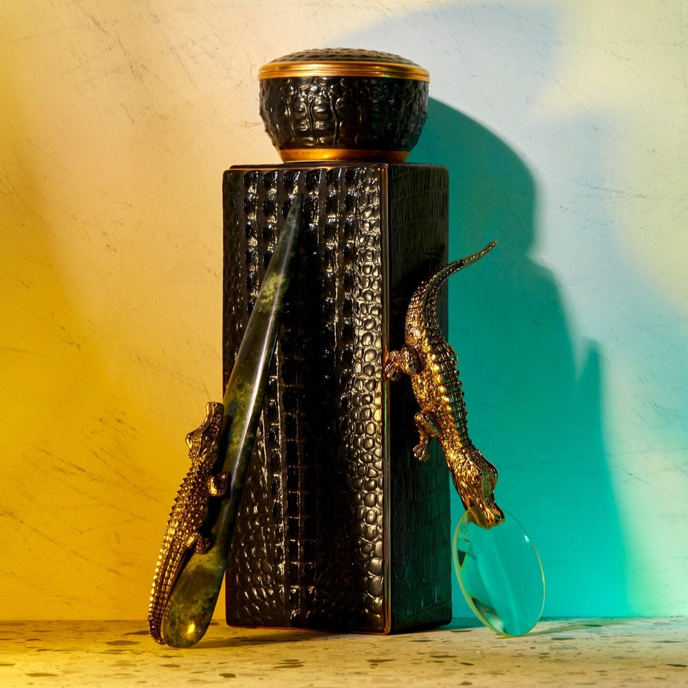 Crocodile Rectangular Box by L'Objet 2