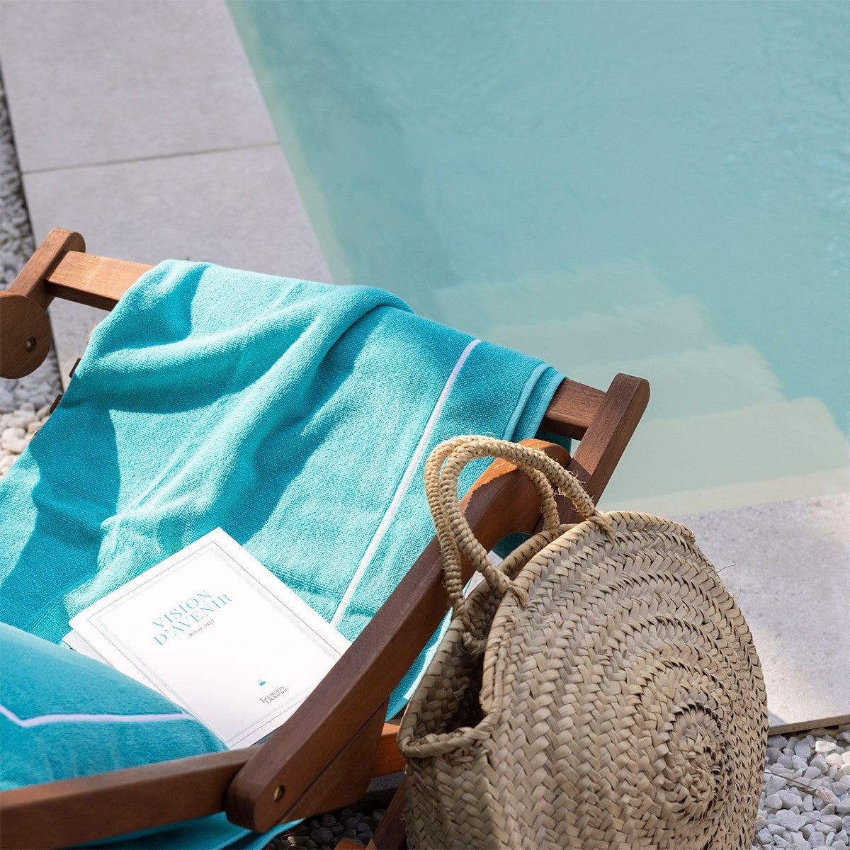 Croisiere Beach Towel by Yves Delorme 12