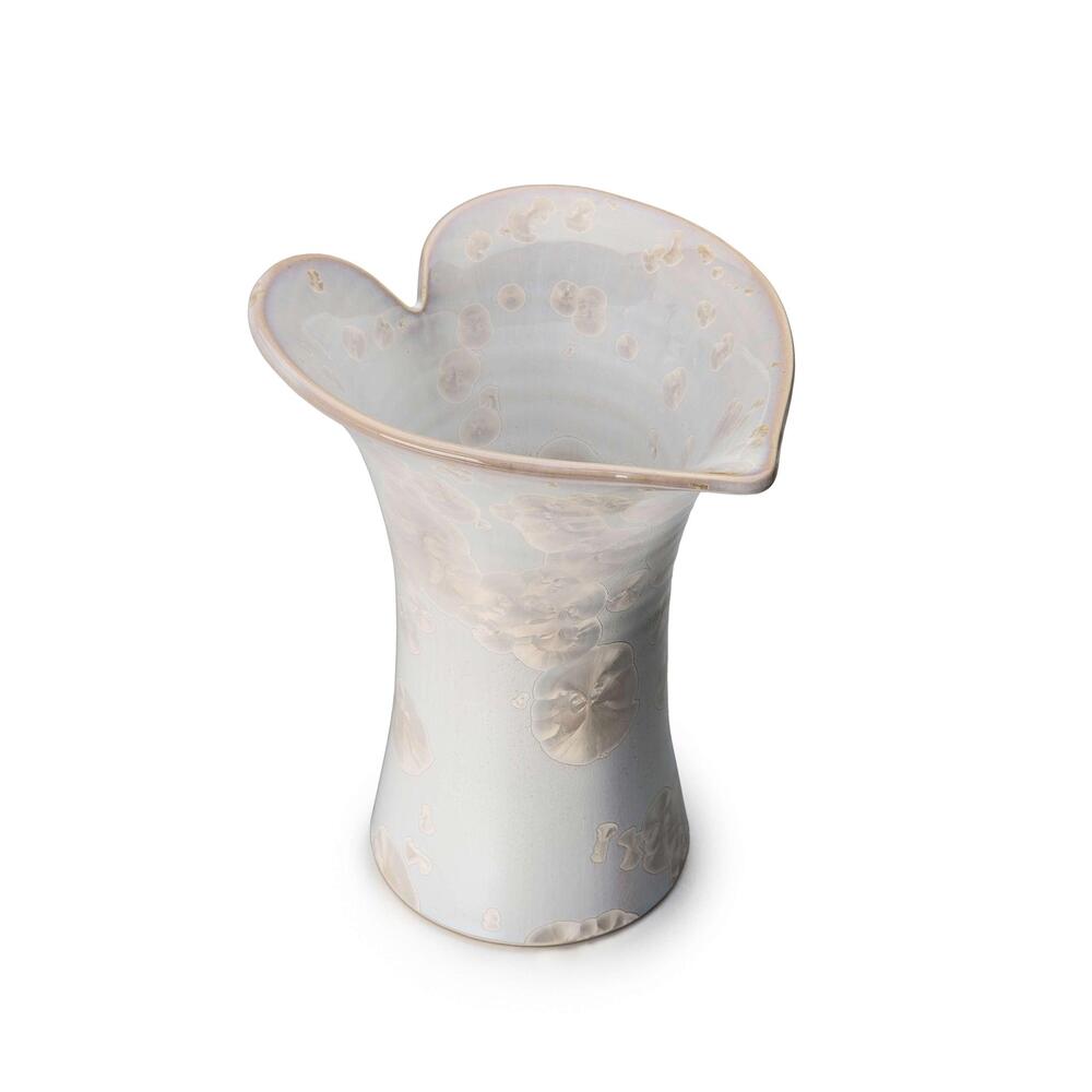 Crystalline Calla Lily Vase by Simon Pearce 4