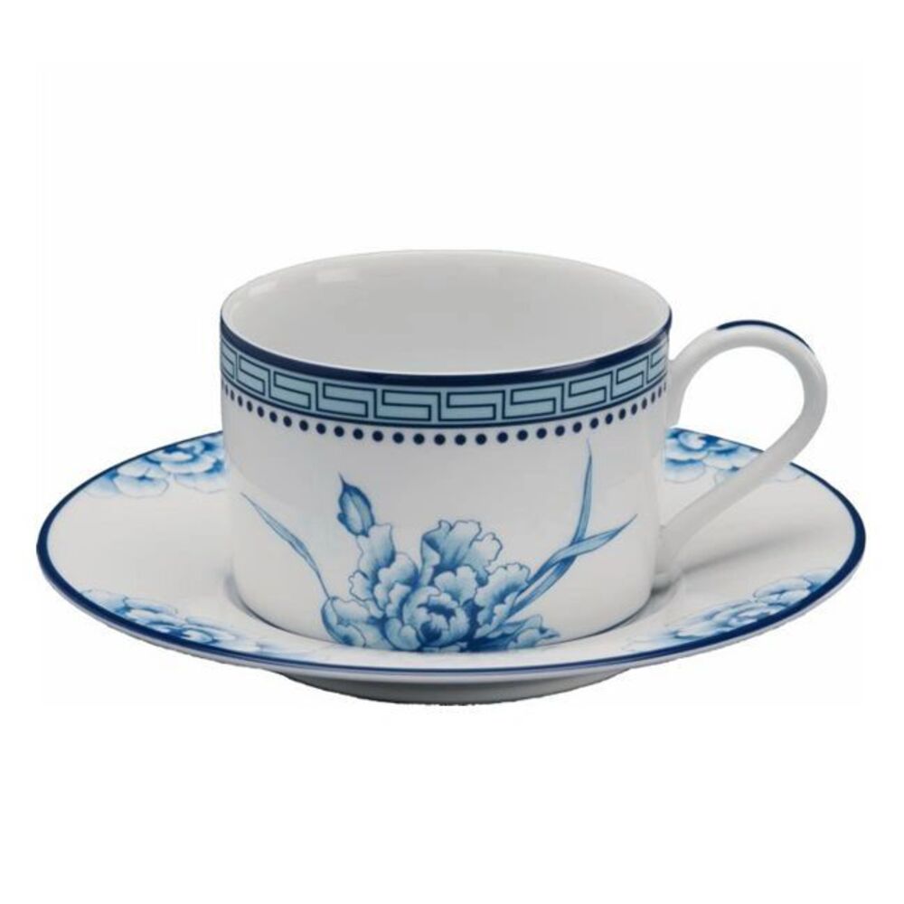 Cup & Saucer Canton Flower by Julie Wear