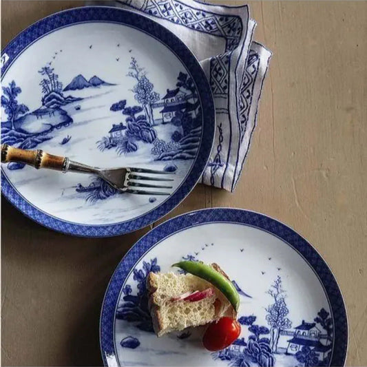 Dagger Mountain Soup Plate by Mottahedeh Additional Image -1