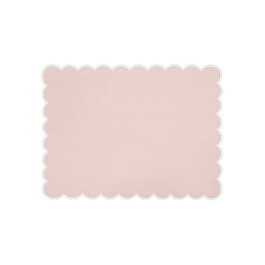 Dakota Oblong Placemat set of 4 Pink & White