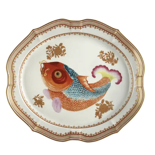 Dallas Museum Carp Platter by Mottahedeh Additional Image -1