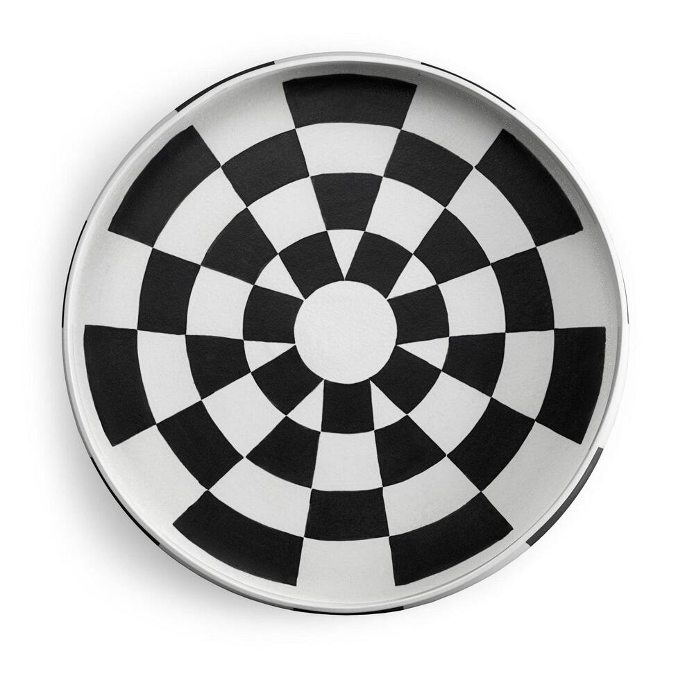 Damier Round Platter by L'Objet