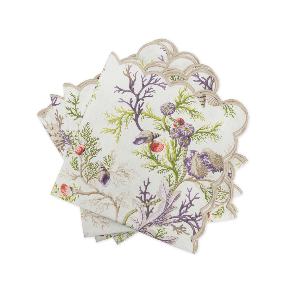 Del Tesoro Napkin Sea Orchid (Set of 4)