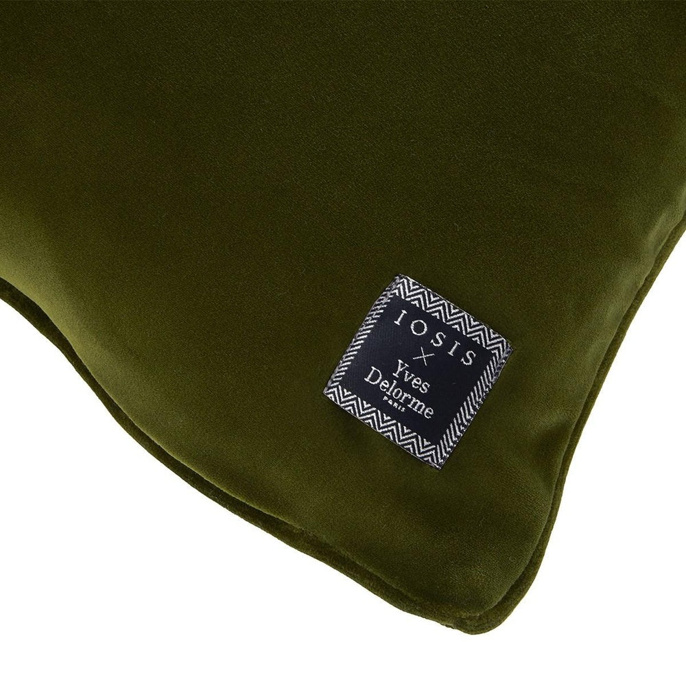 Divan Decorative Pillow by Yves Delorme - Kaki 9