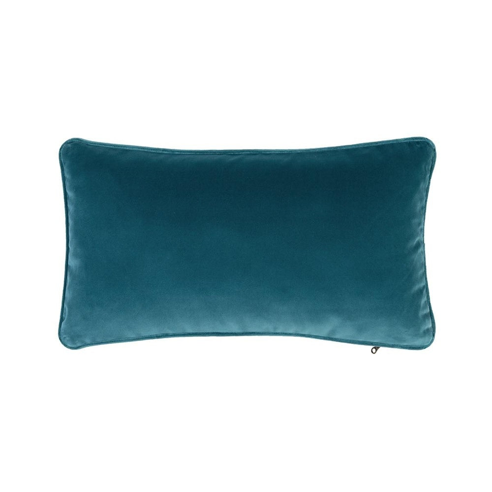 Divan Decorative Pillow by Yves Delorme - Paon (Deep Teal) 31