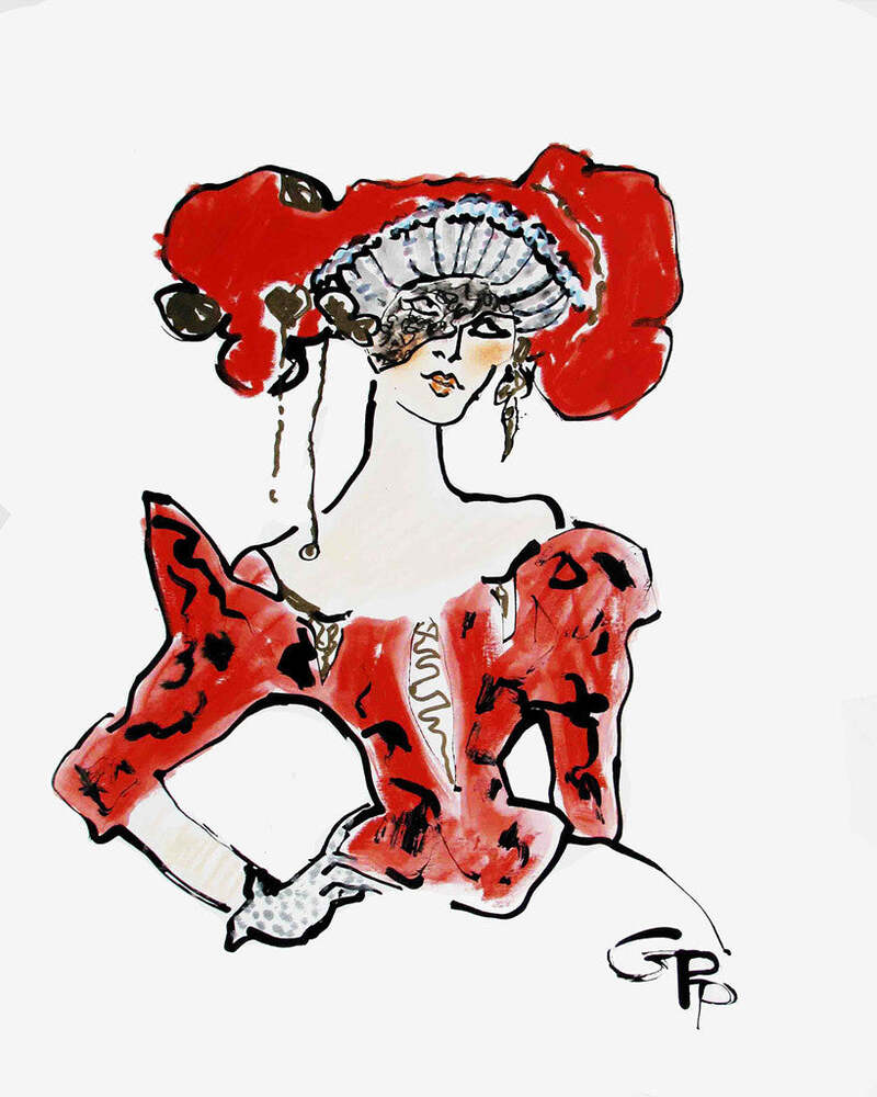 Divine Christian Lacroix - Gladys Perint Palmer by Tiger Flower Studio Additional Image -