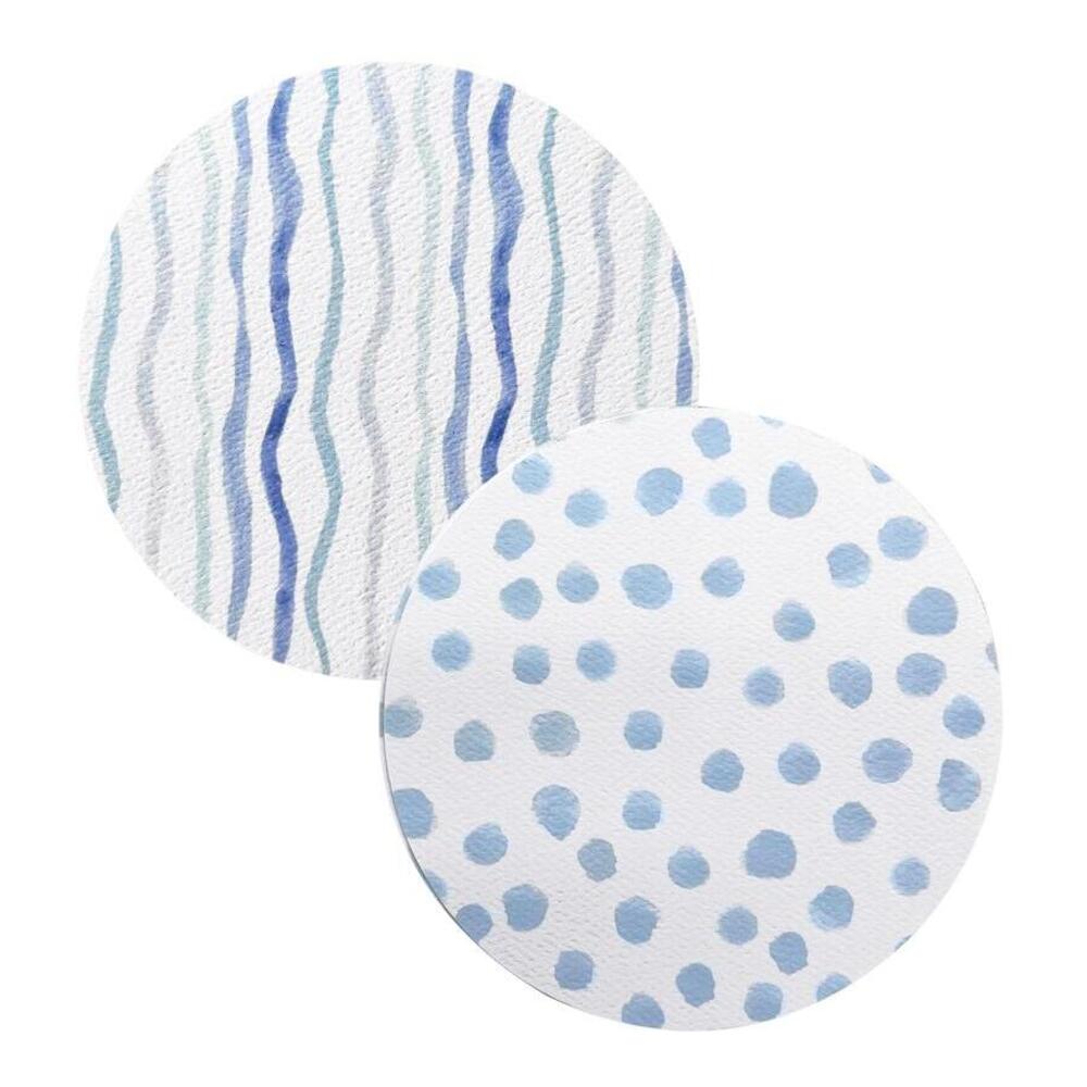 Dotty and Stripe Beaded Coaster Set by Mariposa 6