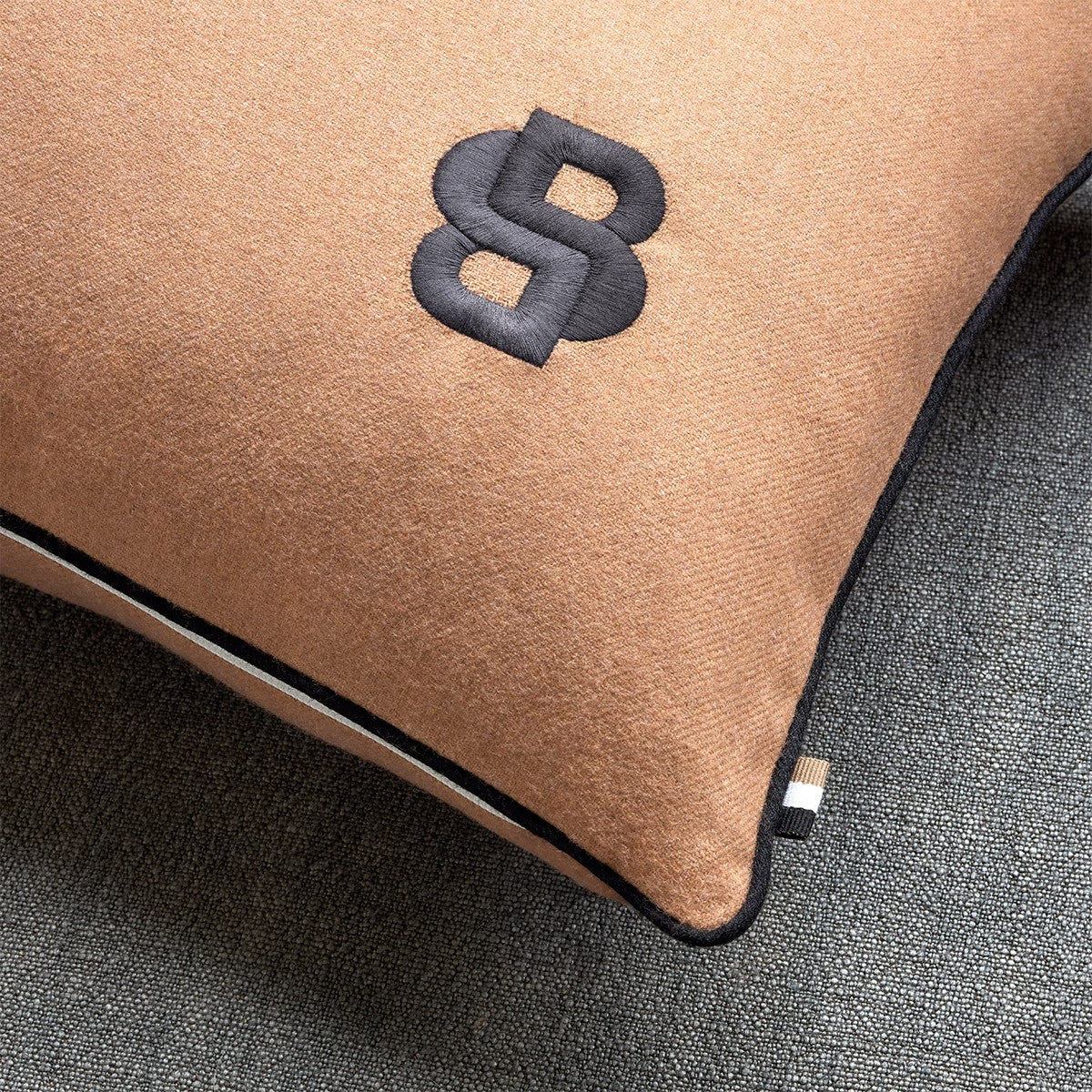 Double B Decorative Pillow by Yves Delorme 7