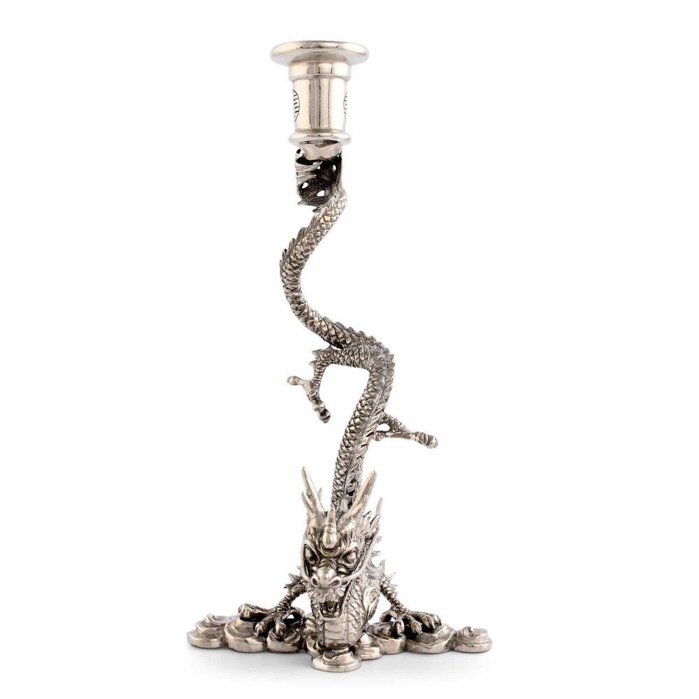 Dragon Pewter Candlestick by Vagabond House 5