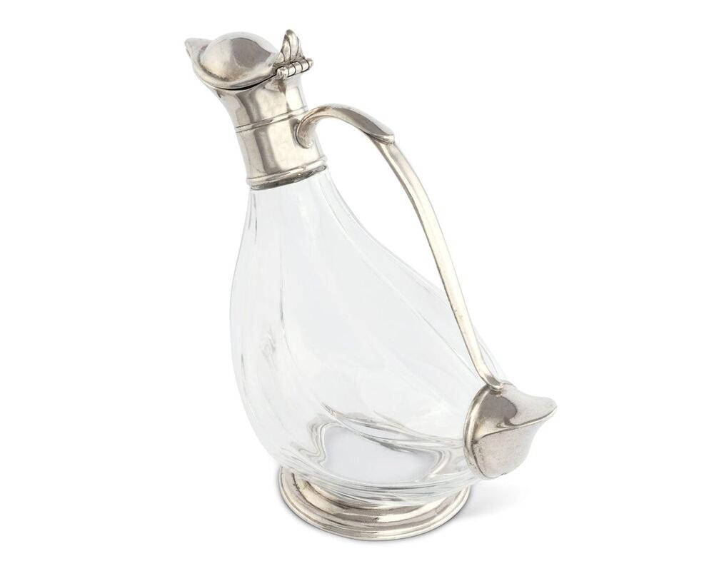 Duck Pewter Wine Decanter by Vagabond House 4