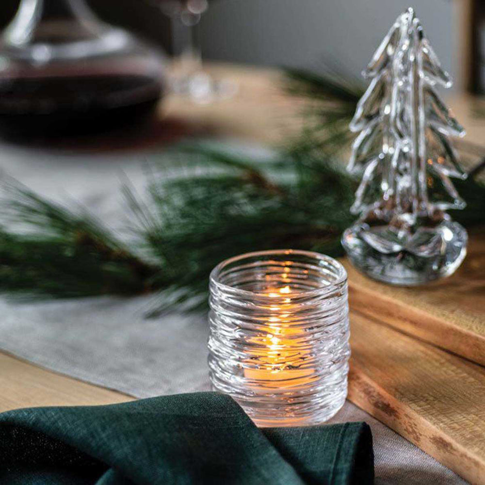Echo Lake Tealight in Gift Box by Simon Pearce Additional Image 2