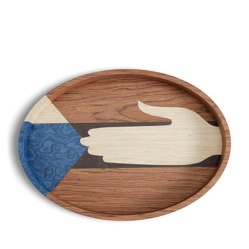 Edgar Oval Tray by L'Objet 1
