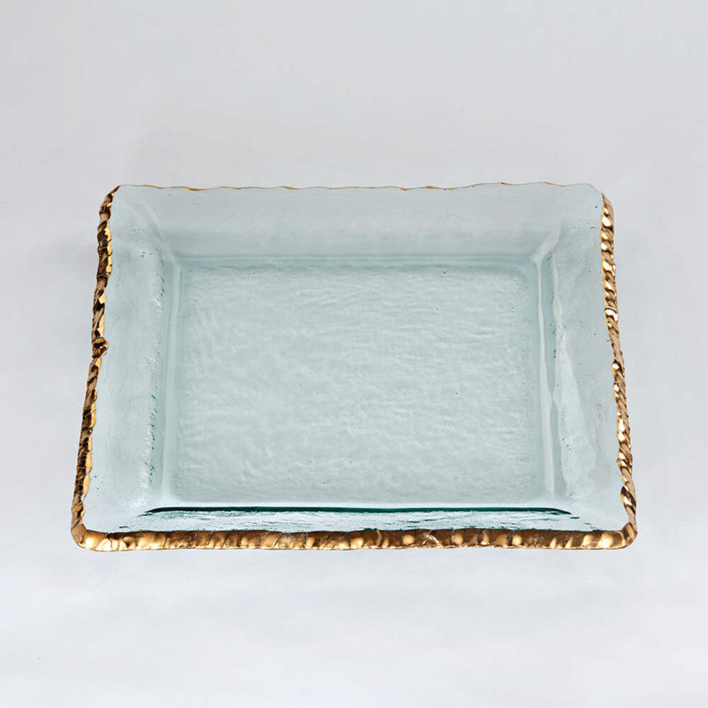 Edgey 12" x 12" Square Platter by Annieglass