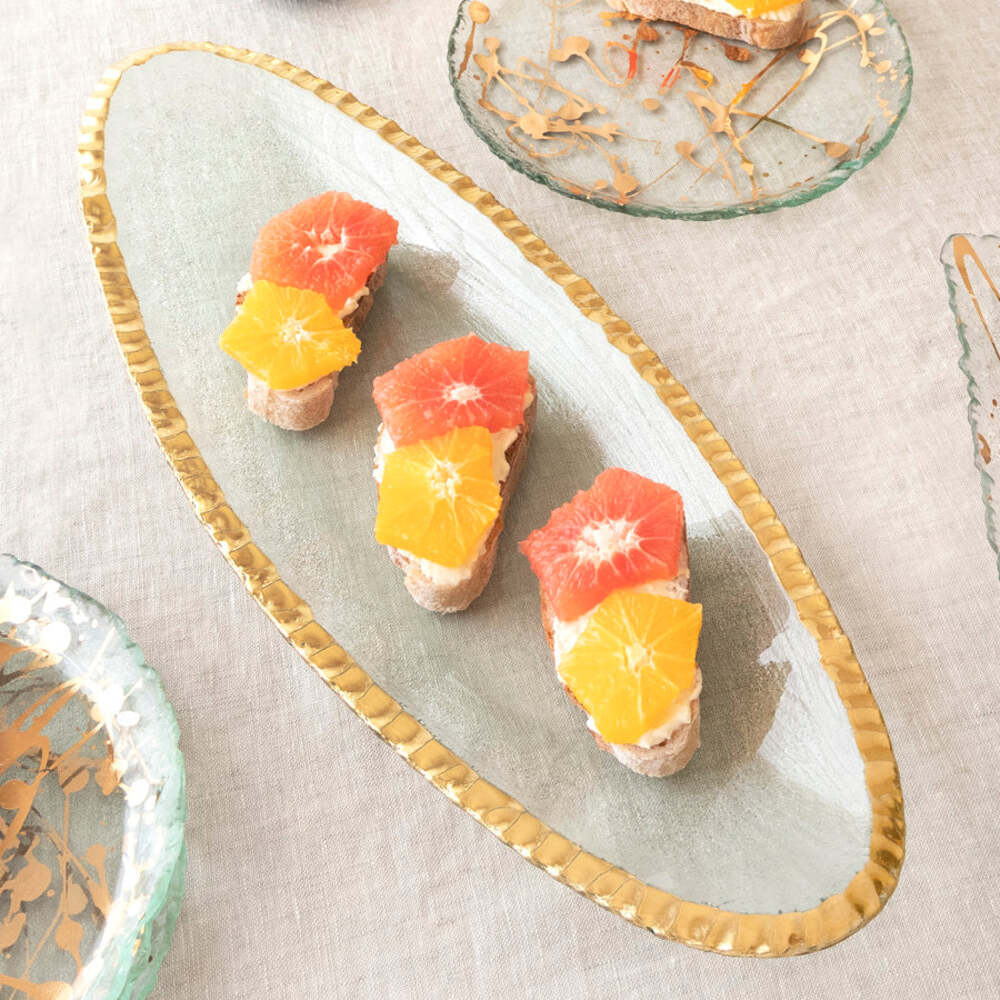 Edgey 6.25" x 16.5" Oblong Tray by Annieglass Additional Image -4